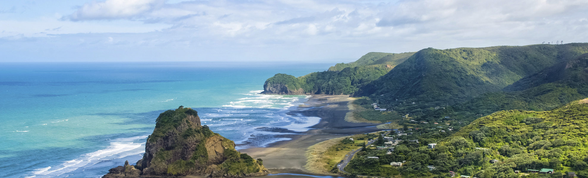 malerische Küste von Auckland, Neuseeland