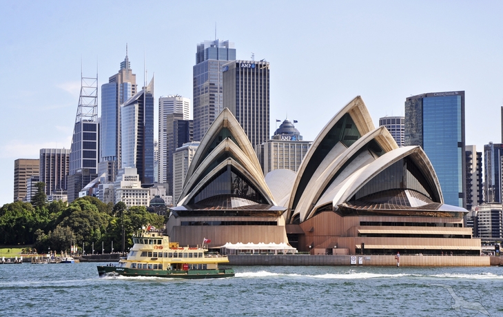 Die berühmte Oper in Sydney, Australien