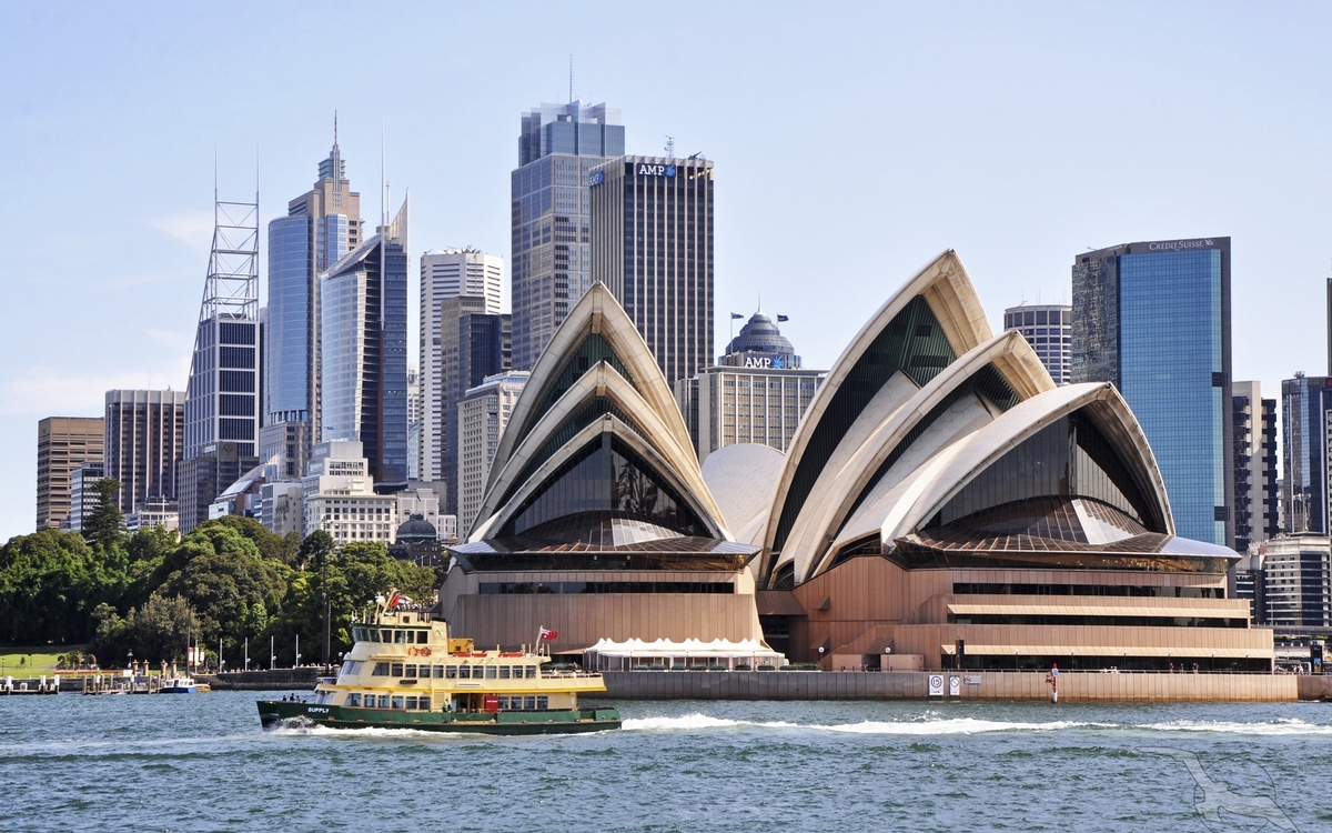 Die berühmte Oper in Sydney, Australien