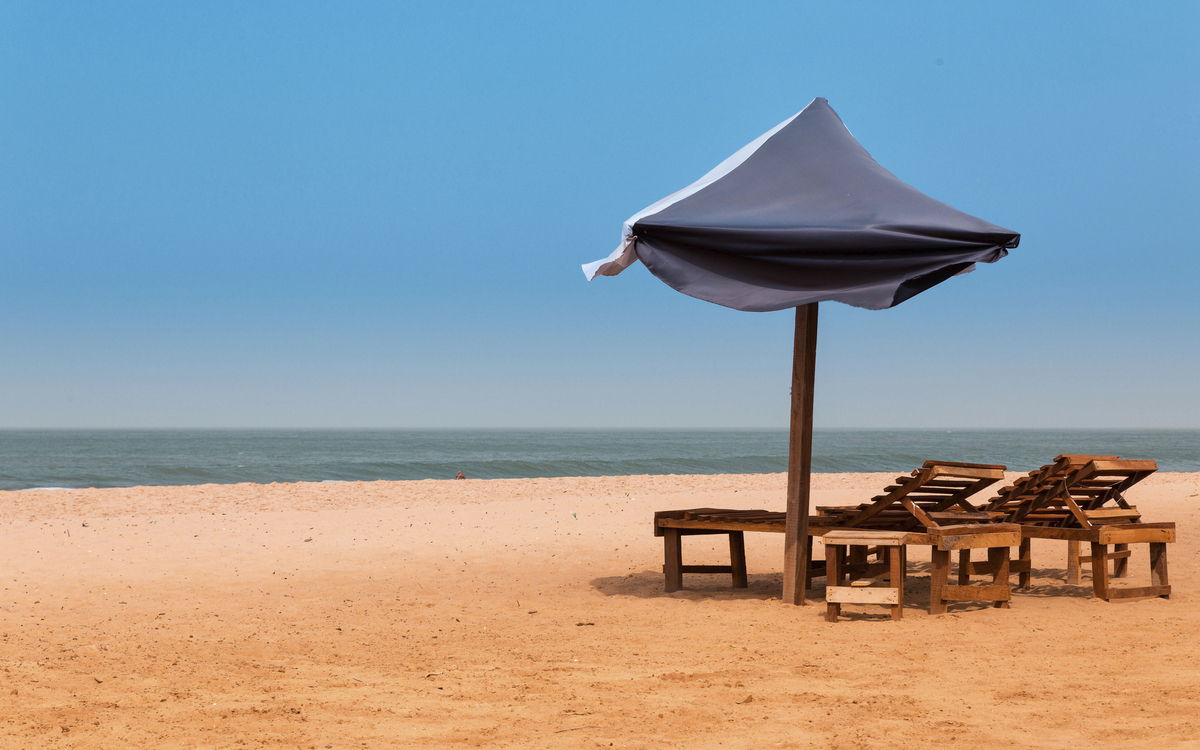Strand in Gambia