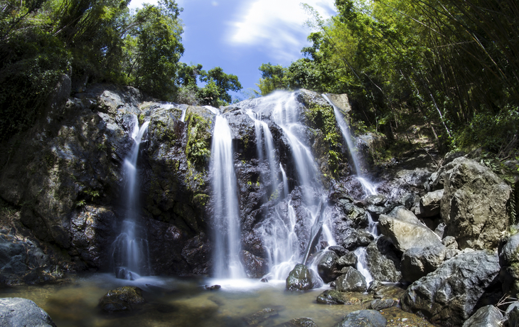 Argyle Wasserfälle in Scarborough, Trinidad und Tobago