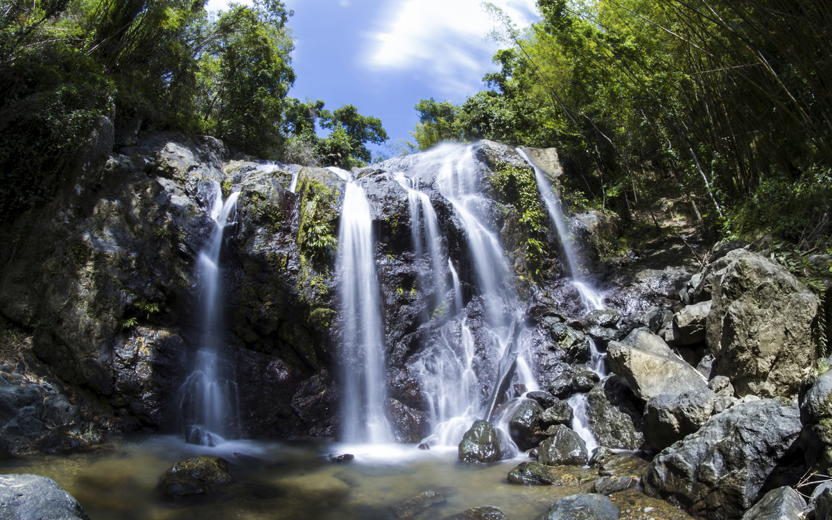 Argyle Wasserfälle in Scarborough, Trinidad und Tobago
