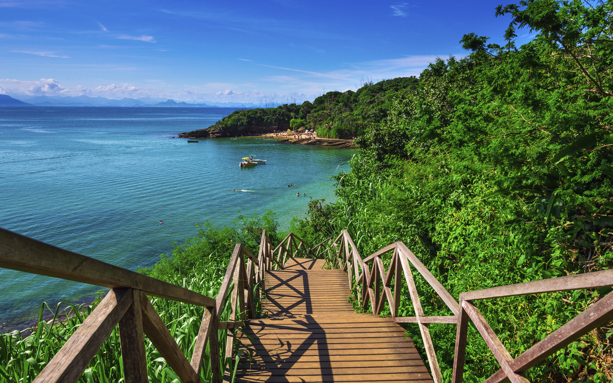 Azeda Strand in Rio de Janeiro, Brasilien