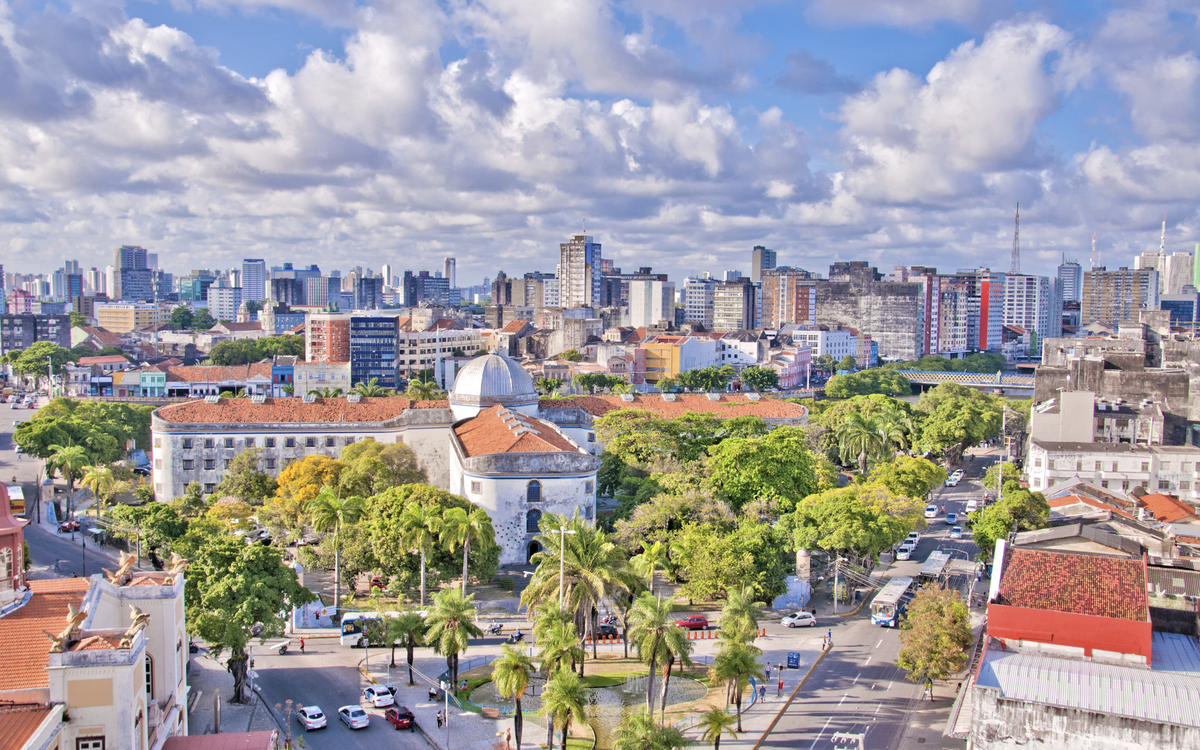 Luftaufnahme von Recife, Brasilien