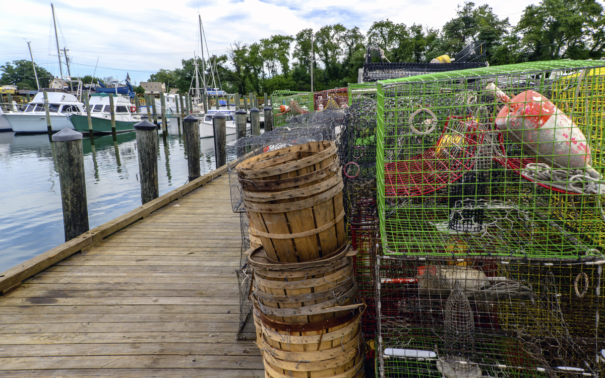 Chape Charles Fischfang Pier, USA