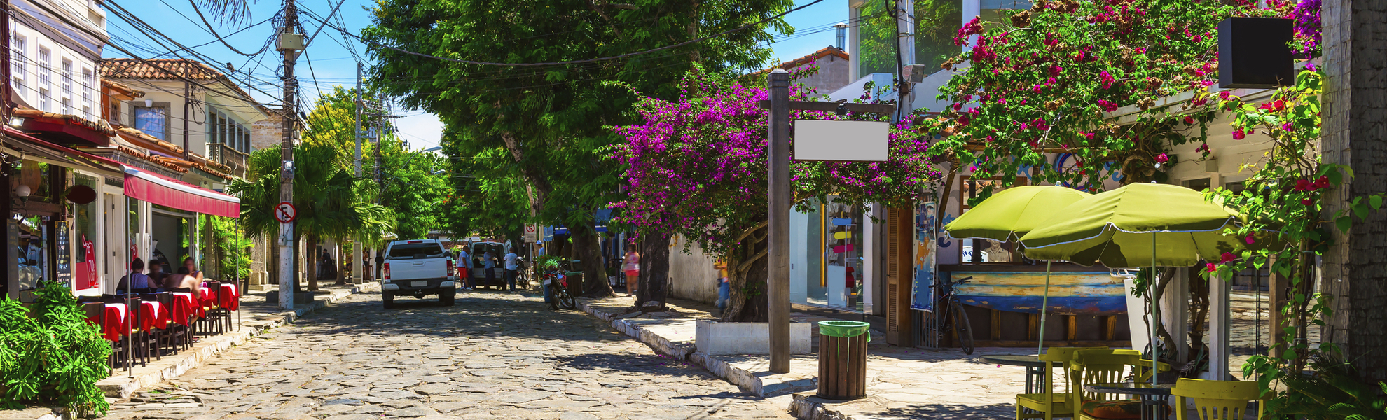 Steinstrasse in Buzios, Brasilien