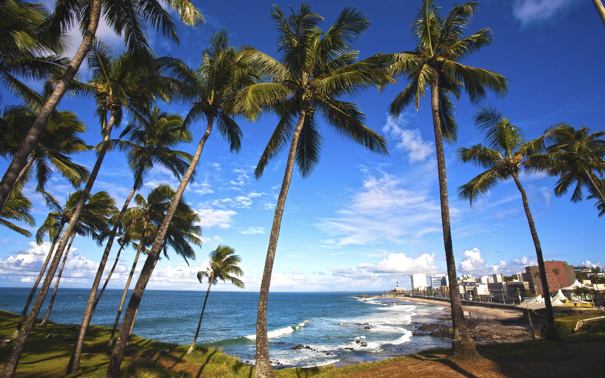 Barra Strand in Salvador da Bahia, Brasilien