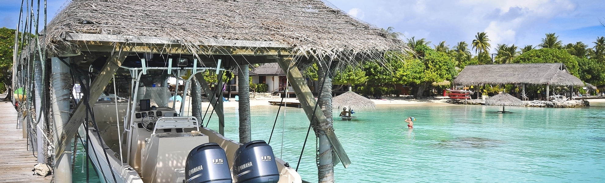 kleiner Hafen in Papeete auf Tahiti