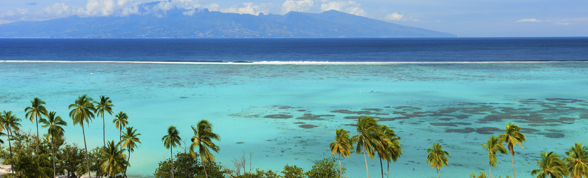 Strand in der Südsee auf Moorea