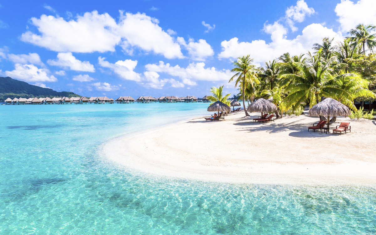 Moorea Strand, Französich Polynesien