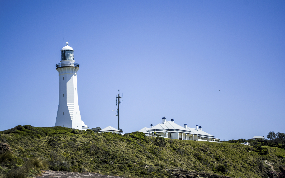 Leuchtturm im Ben Boyd Nationalpark in Eden, Australien