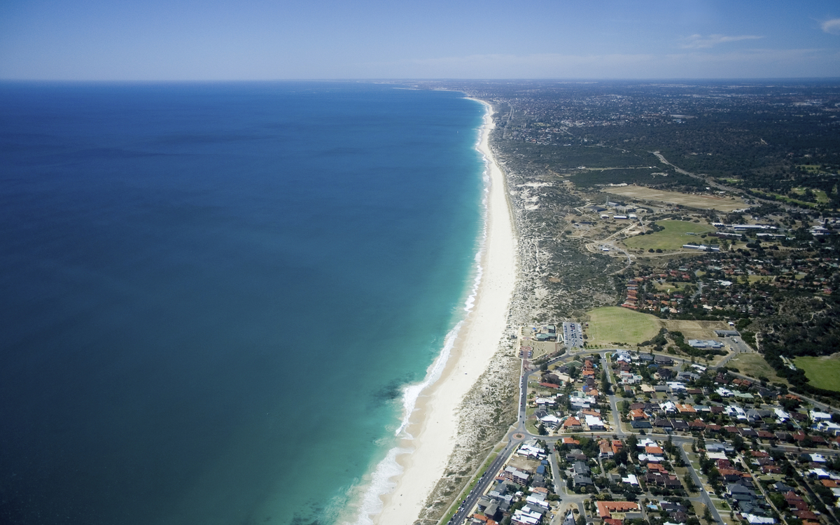 Küste von Perth, Australien