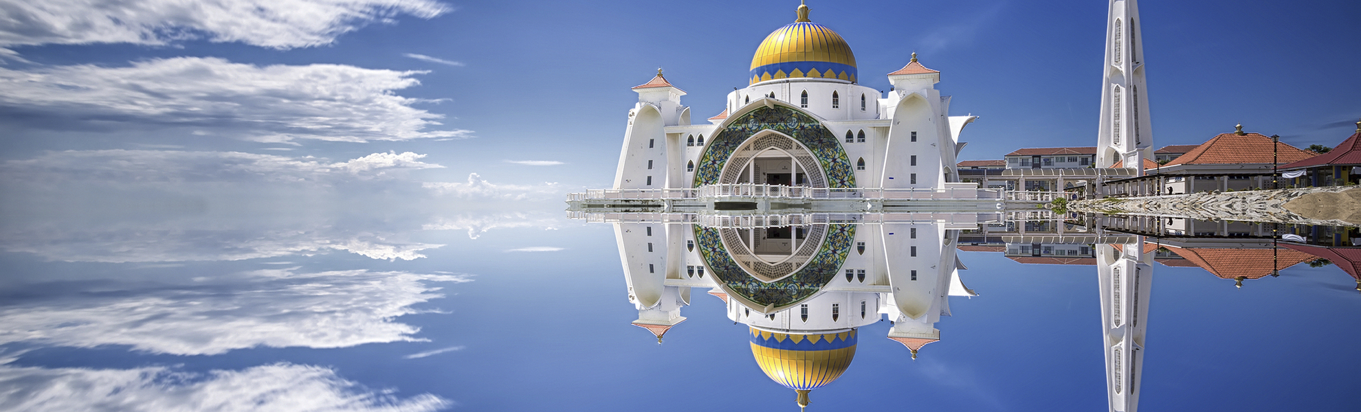 Straits Moschee in Malakka, Malaysia