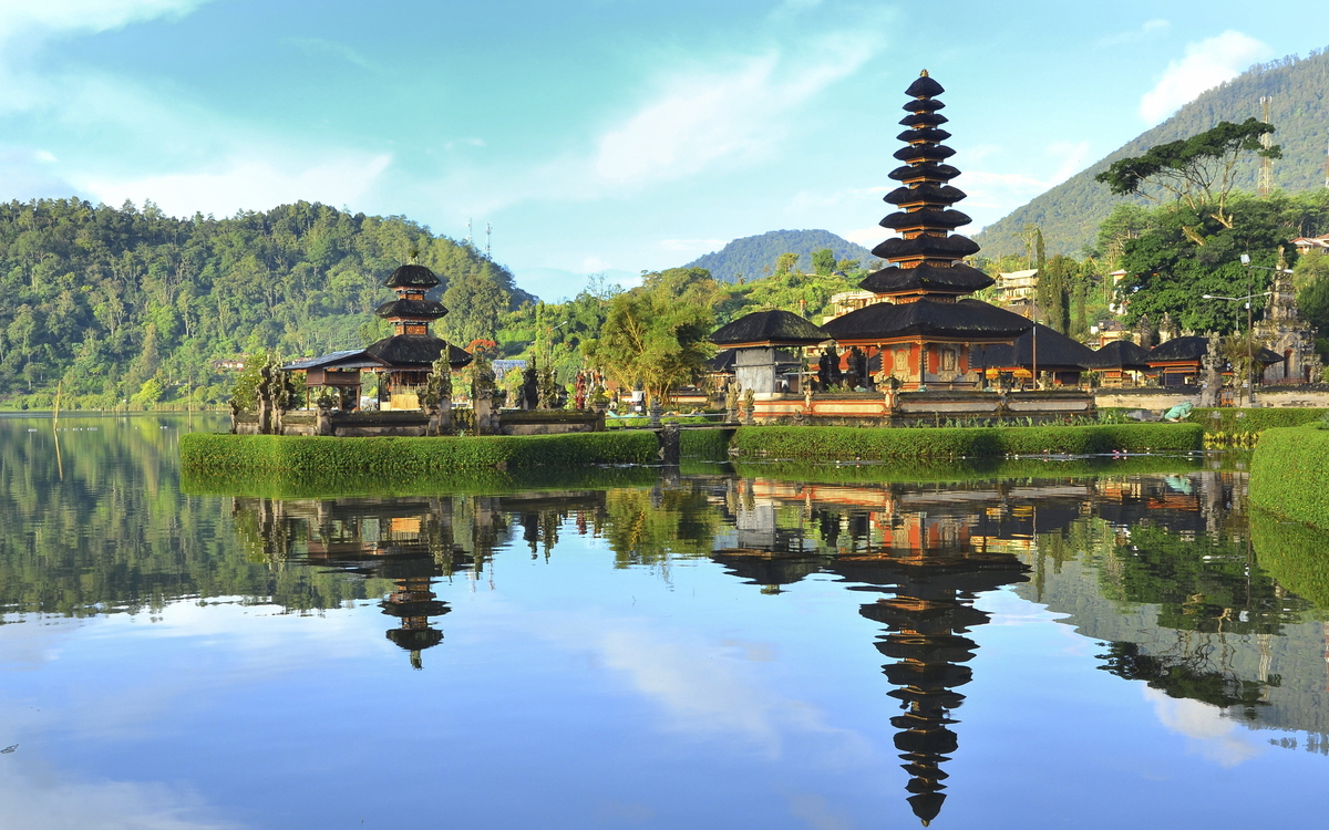 Pura Ulun Danu Tempel auf Bali, Indonesien