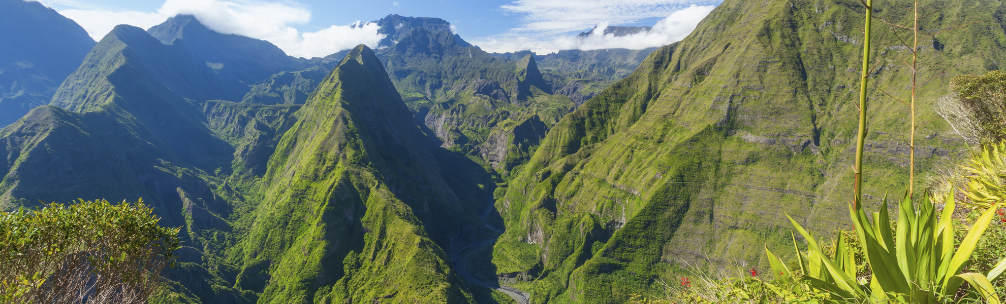 Gebirgslandschaft von La Reunion