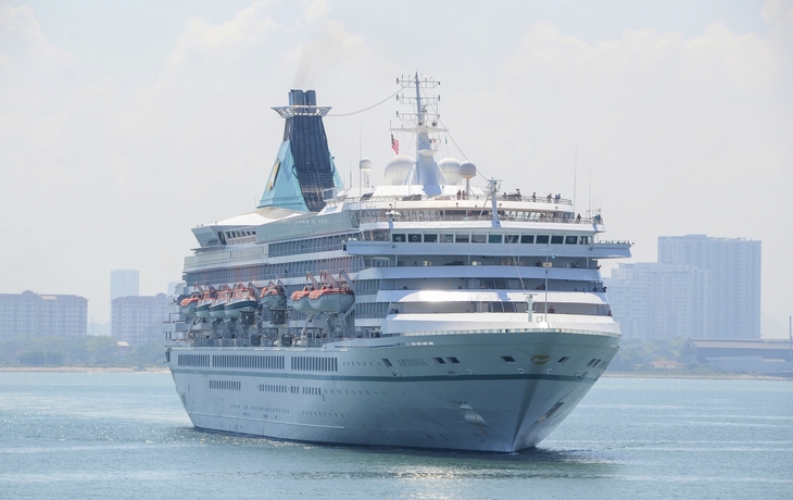 MS Artania in Port Penang