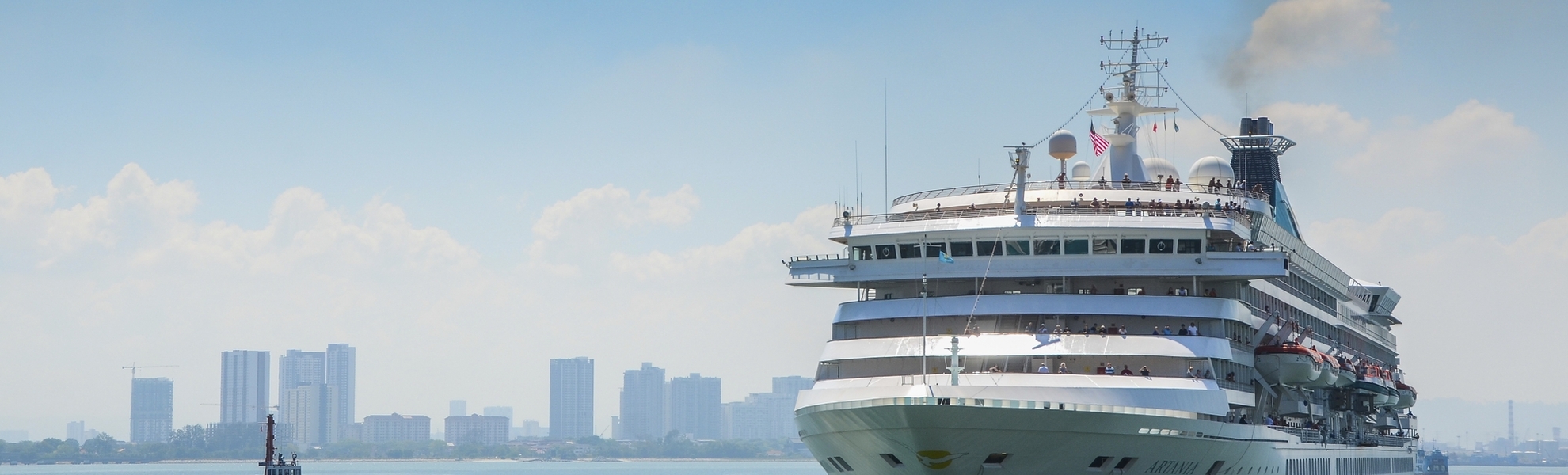 MS Artania in Port Penang