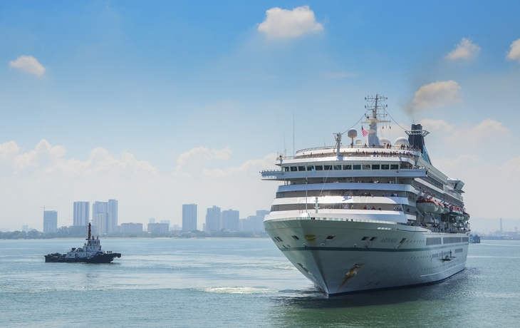 MS Artania in Port Penang