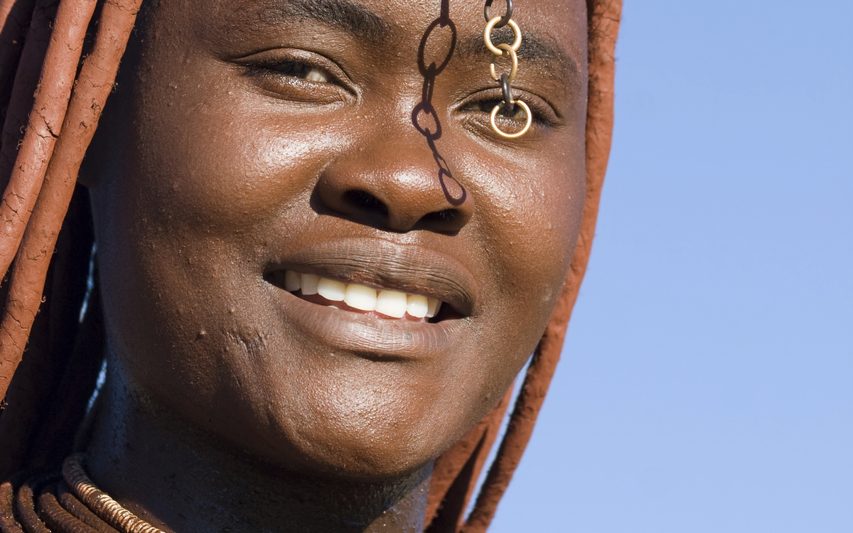 Himba-Frau in Namibia