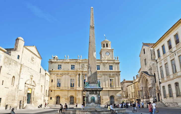 Place de la Republique in Arles, Frankreich