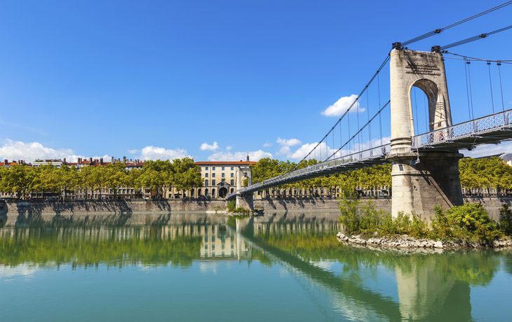 Brücke in Lyon, Frankreich