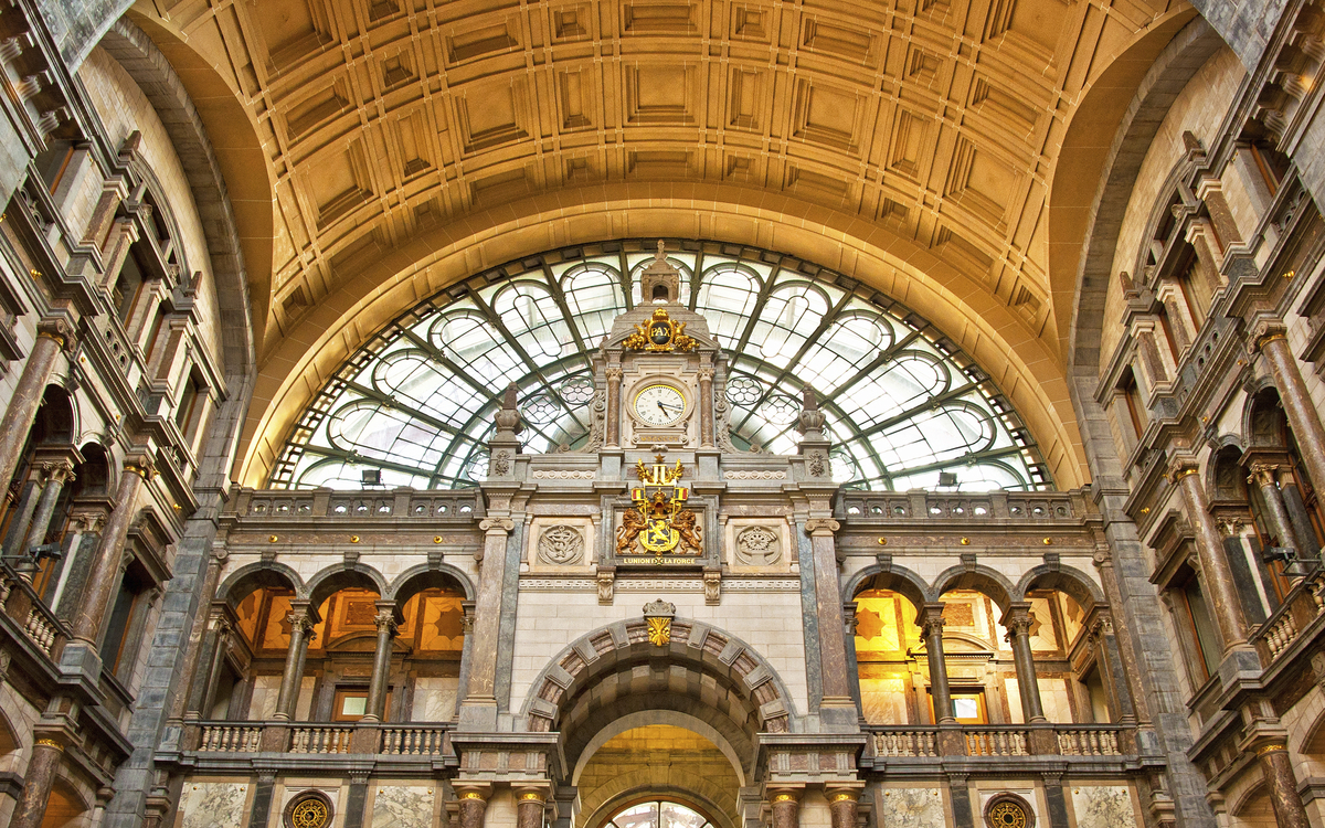 Alter Bahnhof von Antwerpen, Belgien