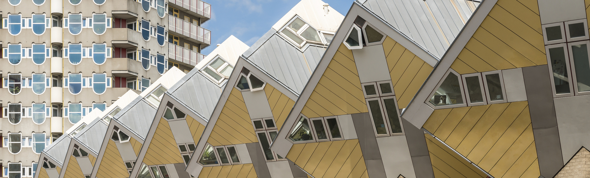 Cube Haeuser in Rotterdam, Niederlande