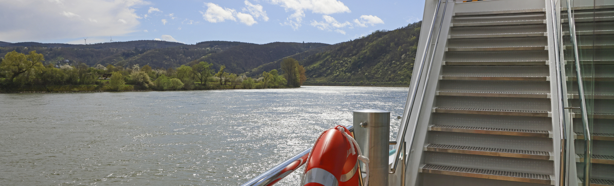 Unterwegs auf dem Rhein