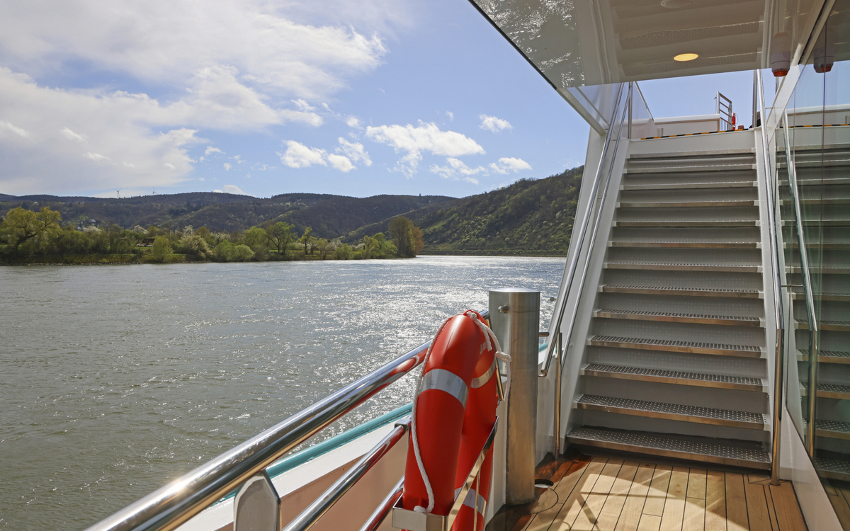 Unterwegs auf dem Rhein