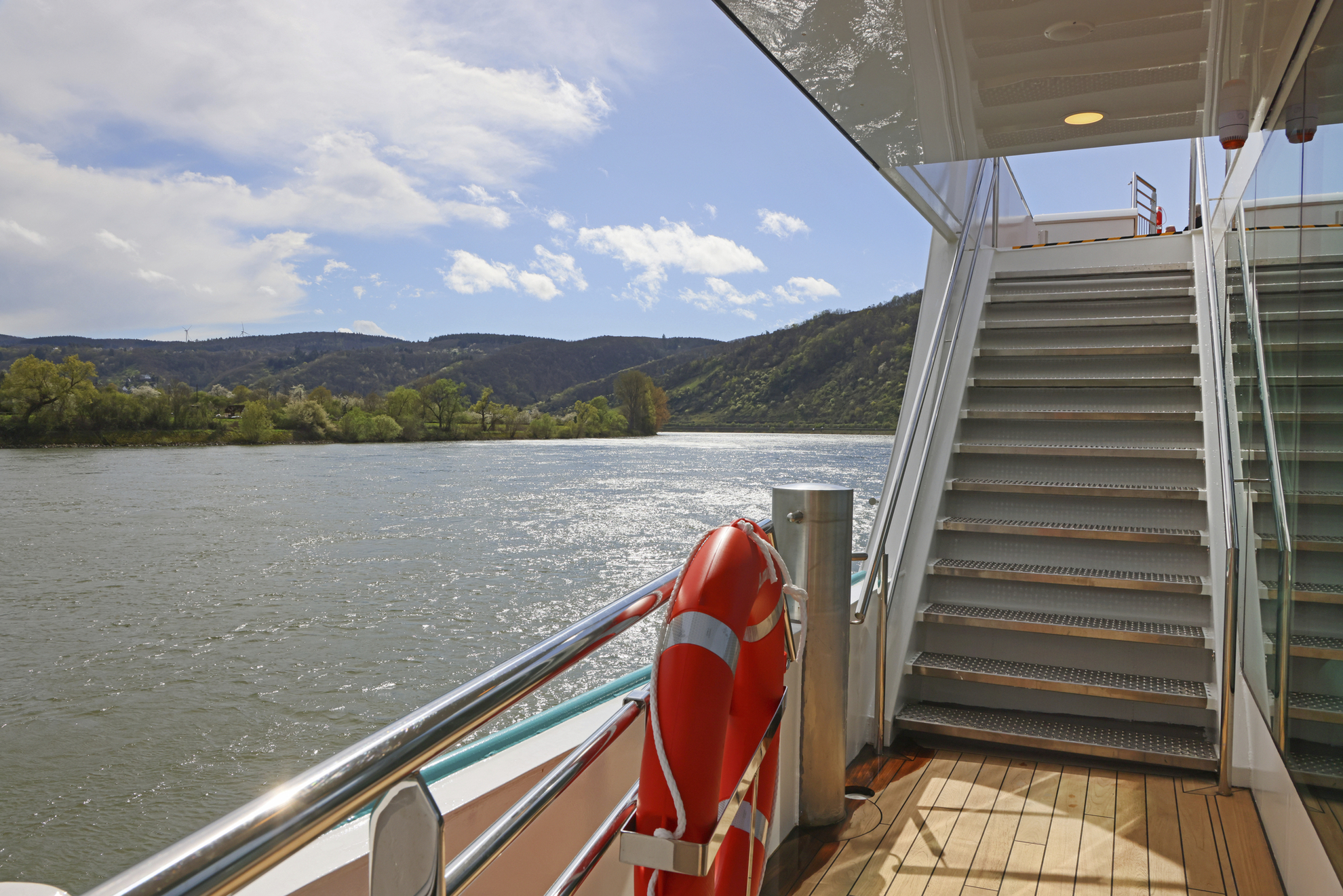 Unterwegs auf dem Rhein