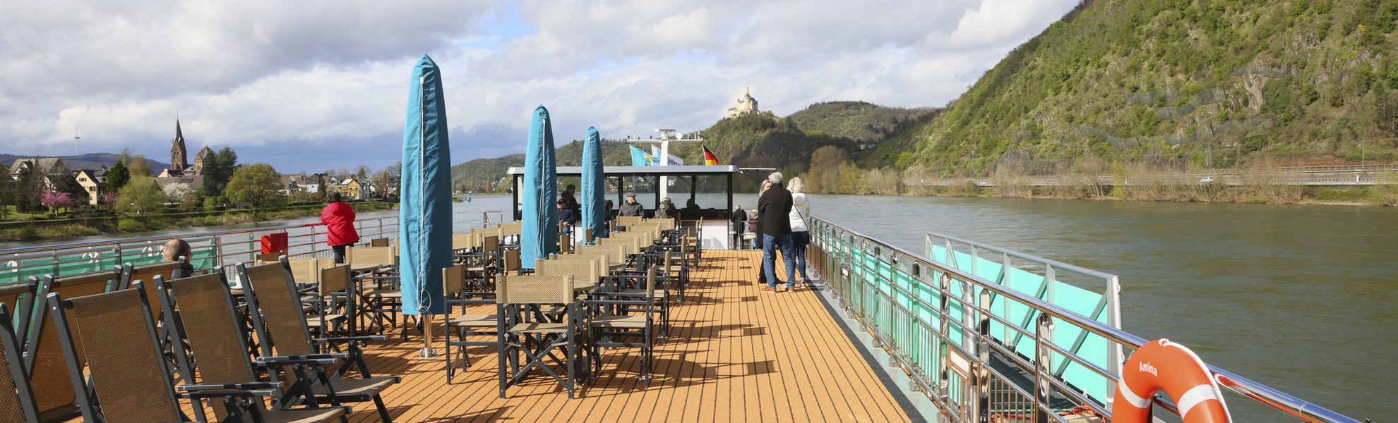 Unterwegs auf dem Rhein