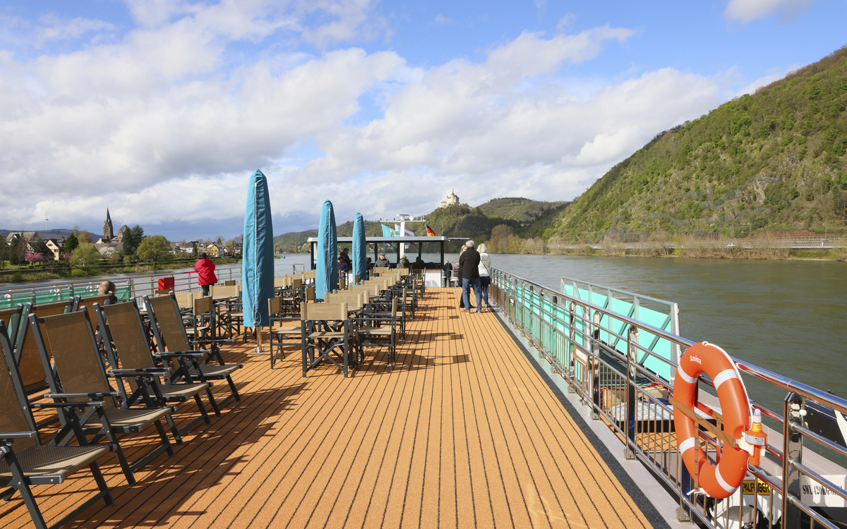 Unterwegs auf dem Rhein