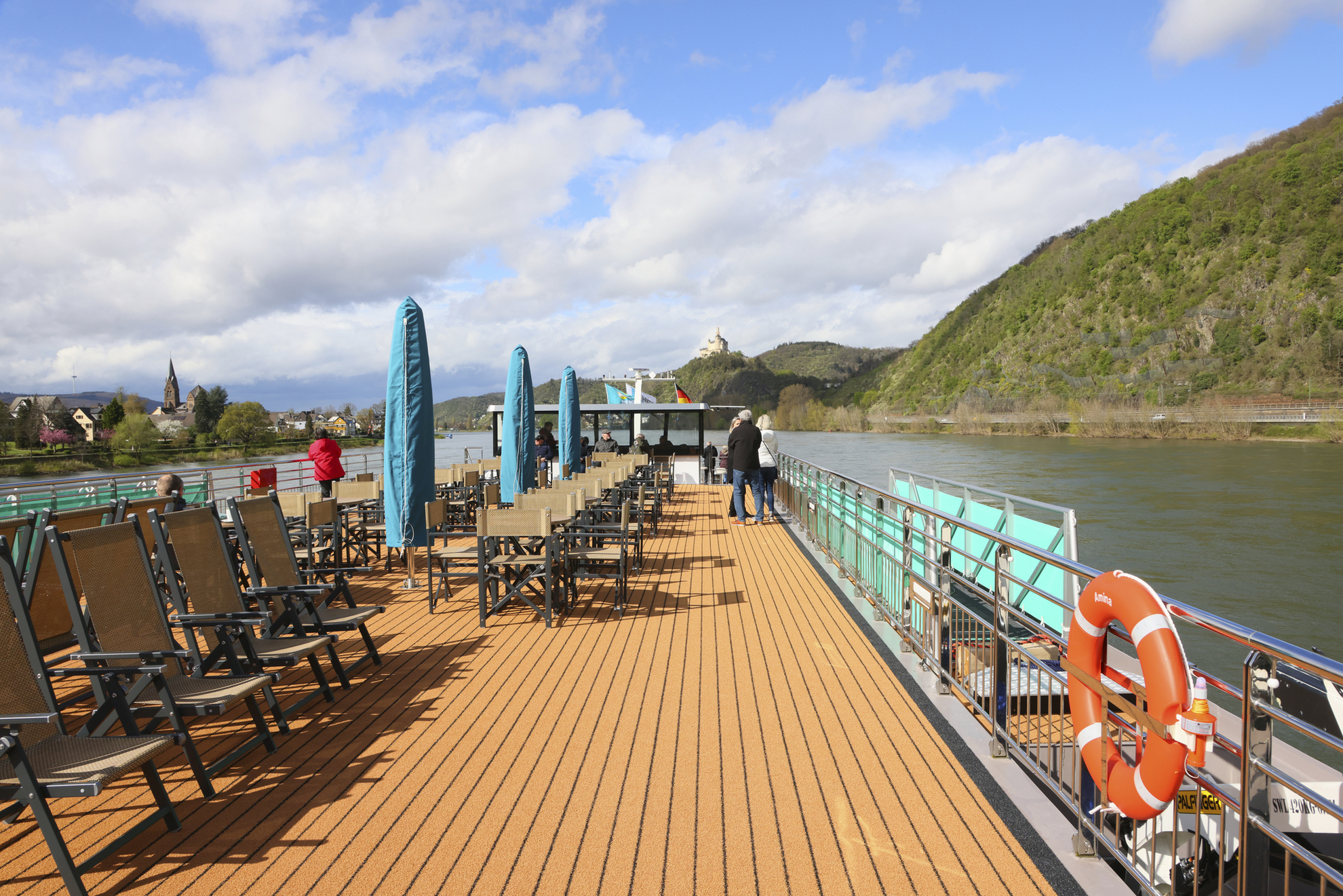 Unterwegs auf dem Rhein