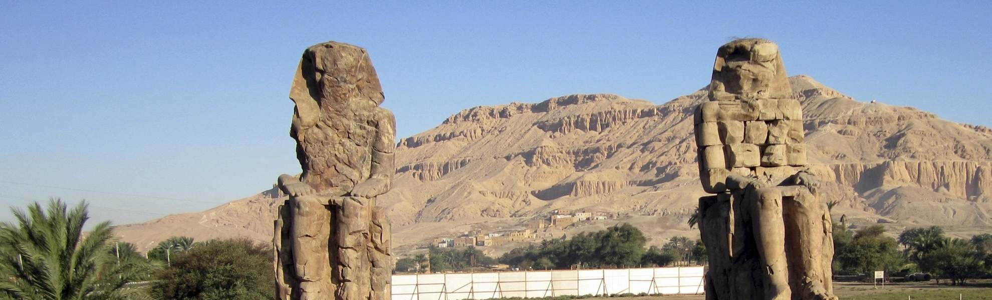 Memnonkolosse in Ägypten