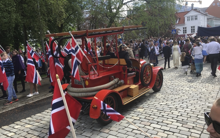 Stadtfest in Bergen, Norwegen