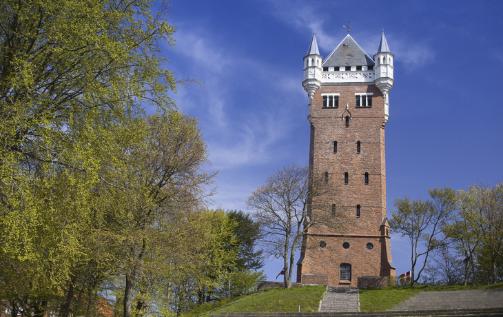 Wasserturm in Esbjerg, Daenemark