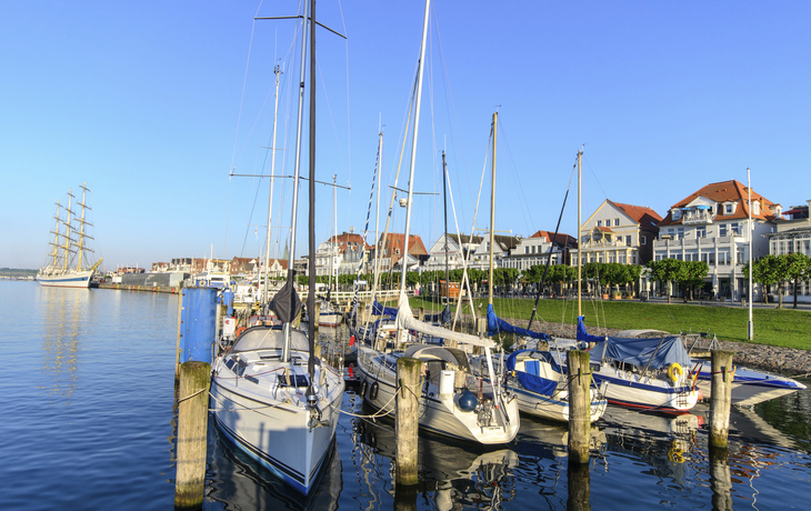 Segelboote in Travemünde, Deutschland
