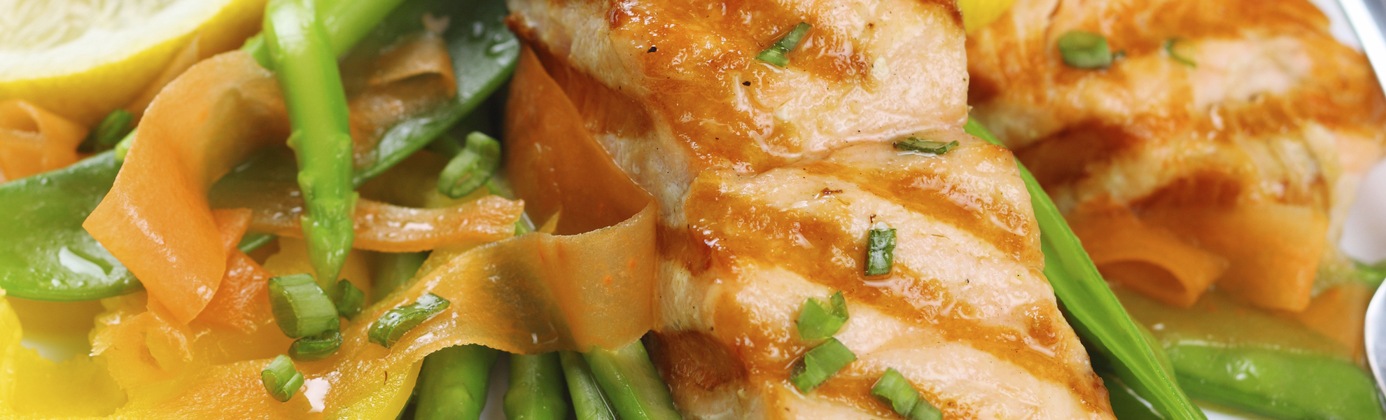 schmackhaft zubereiteter Lachs