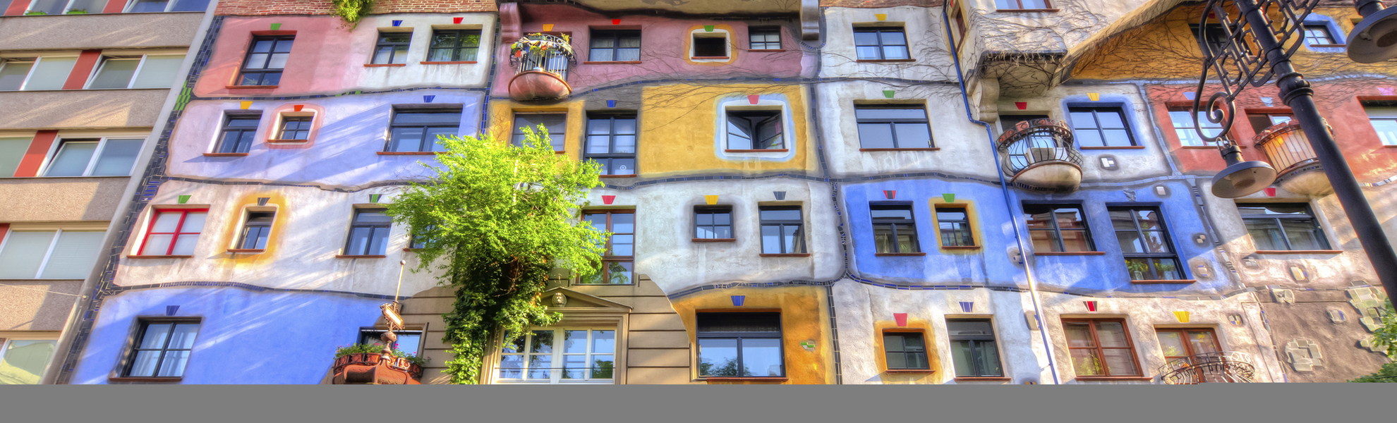 Hundertwasser Häuser in Wien