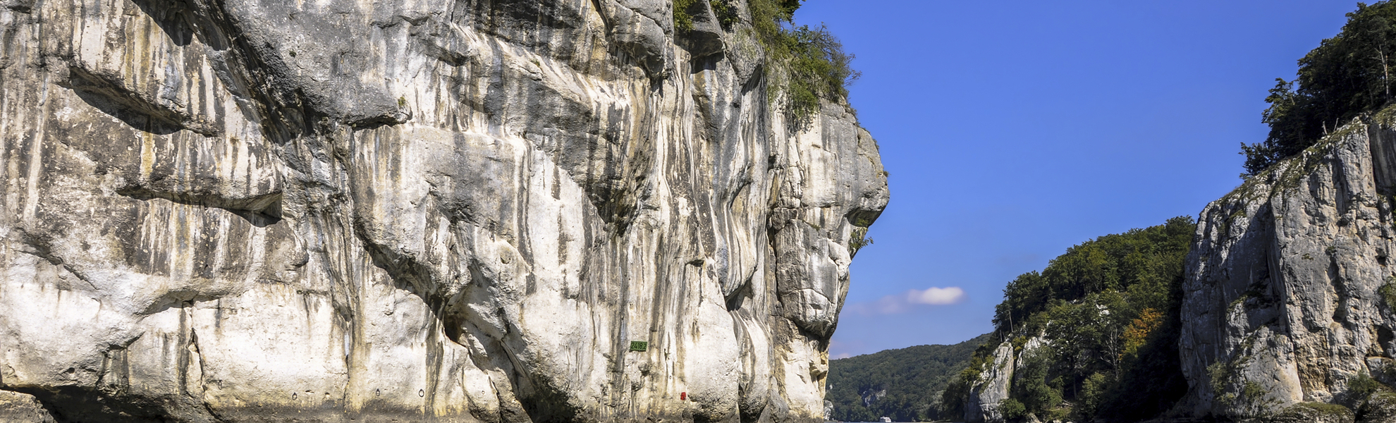 Der Donaudurchbruch in der Nähe von Kehlheim, Deutschland