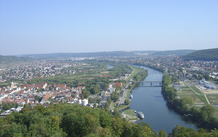 Luftansicht von Kelheim, Deutschland