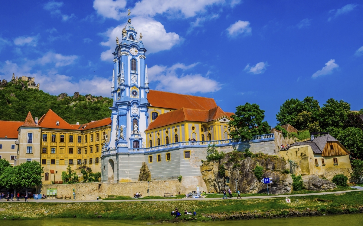 Burg in Duerstein, Oesterreich