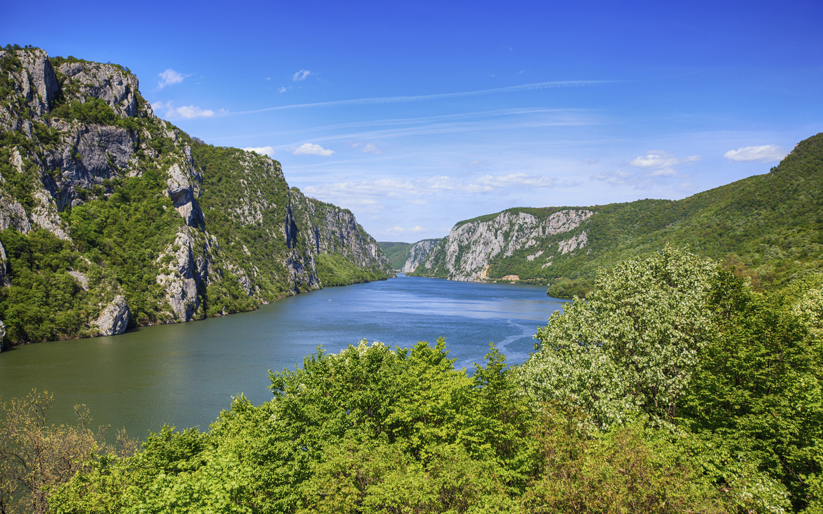 Das eiserne Tor an der Donau, Rumänien