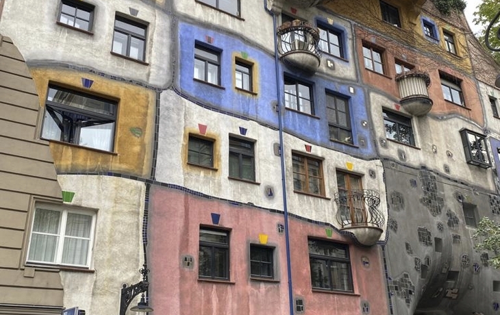 Hundertwasserhaus in Wien, Österreich