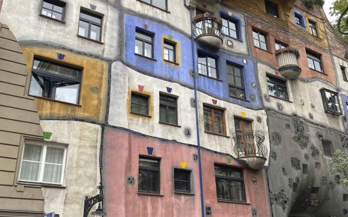 Hundertwasserhaus in Wien, Österreich