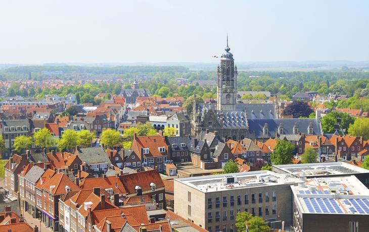 Luftaufnahme von Middelburg, Niederlande