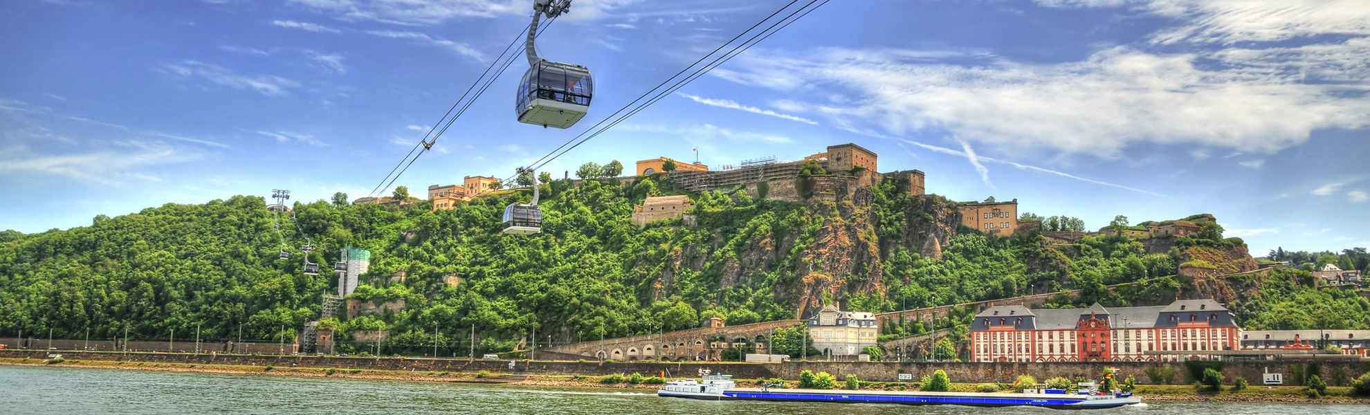 Festung Ehrenbreitstein in Koblenz, Deutschland