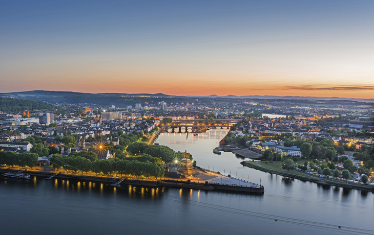Deutsches Eck in Koblenz