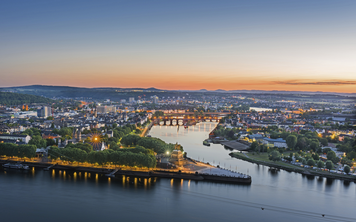 Deutsches Eck in Koblenz