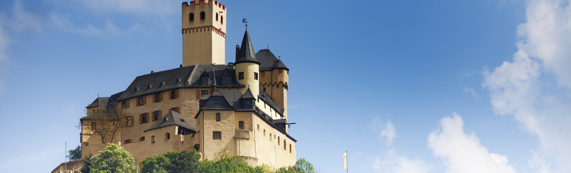 Marksburg in Braubach, Deutschland